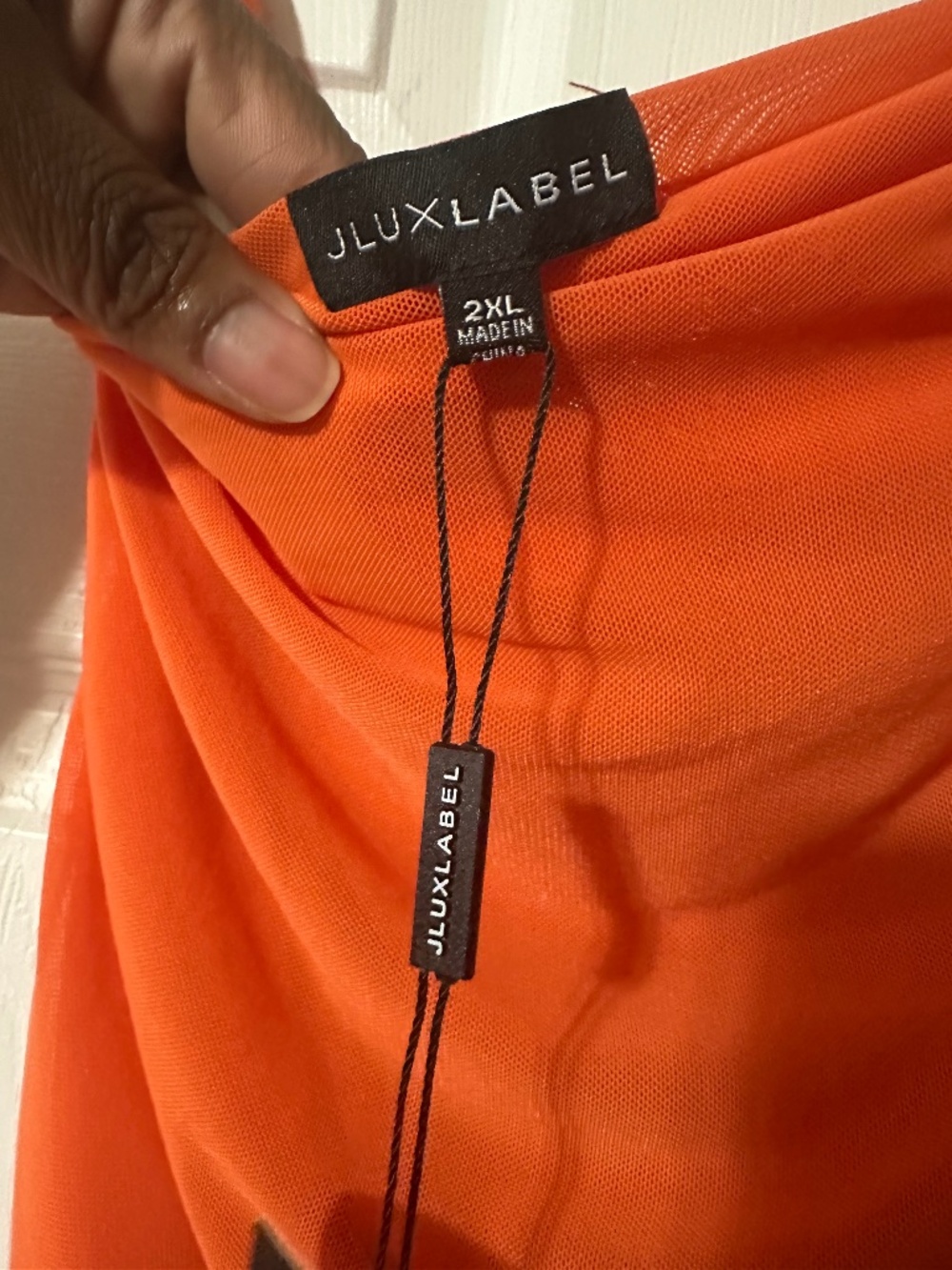 JLuxLabel mesh dress